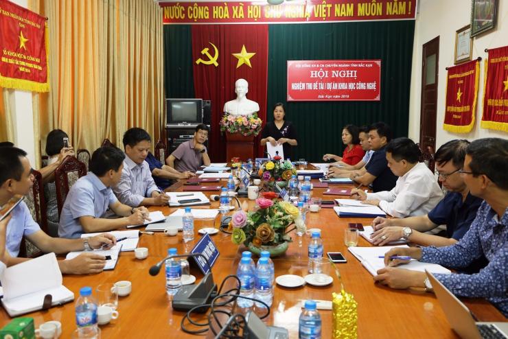 NGHIỆM THU DỰ ÁN KHCN CẤP TỈNH: “ỨNG DỤNG KHOA HỌC CÔNG NGHỆ TỔ CHỨC SẢN XUẤT, CHẾ BIẾN VÀ TIÊU THỤ CHÈ SHAN TUYẾT TẠI BẰNG PHÚC, HUYỆN CHỢ ĐỒN, TỈNH BẮC KẠN”